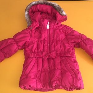 Cute jacket with detachable hood